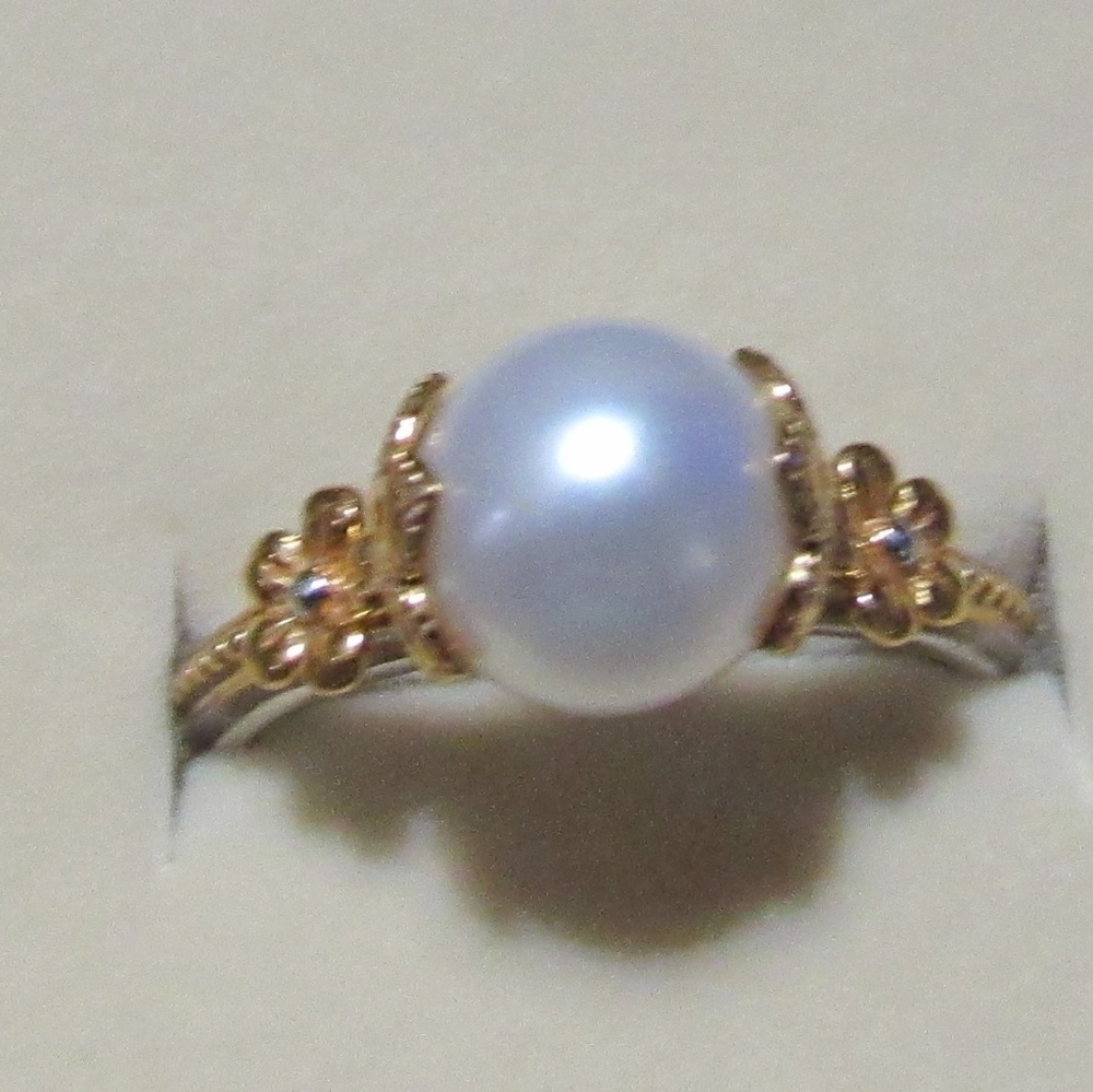 Bradford Exchange Pearl Ring Size 12